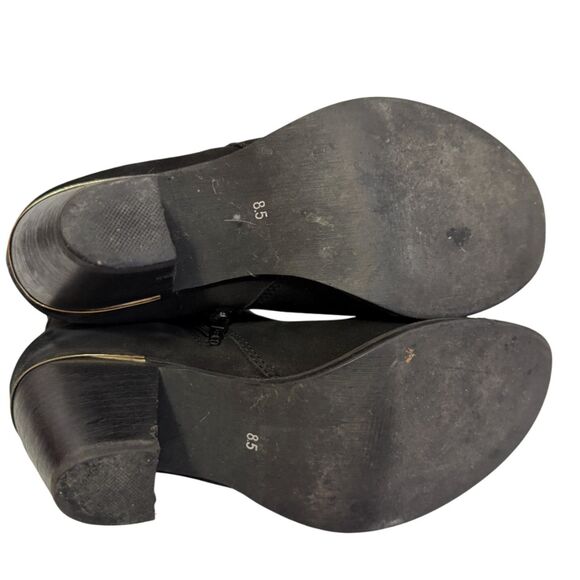 Steve Madden WanTagh Leather Black Booties - Size 8.5 - Picture 12 of 13